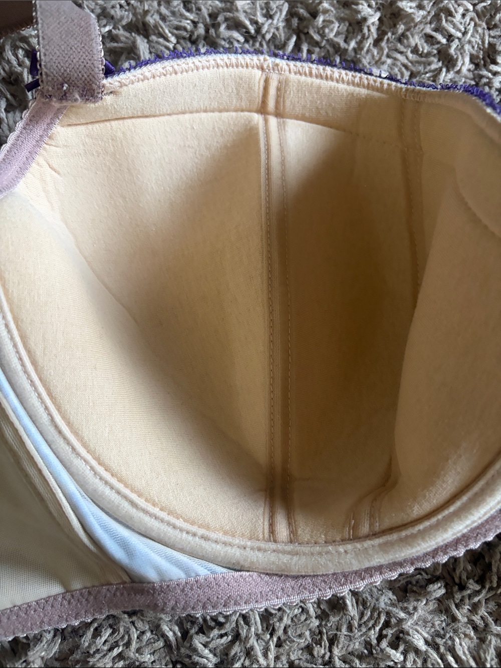 Comexim Plaid Underwire Moulded Balcony Bra - Picture 4 of 8
